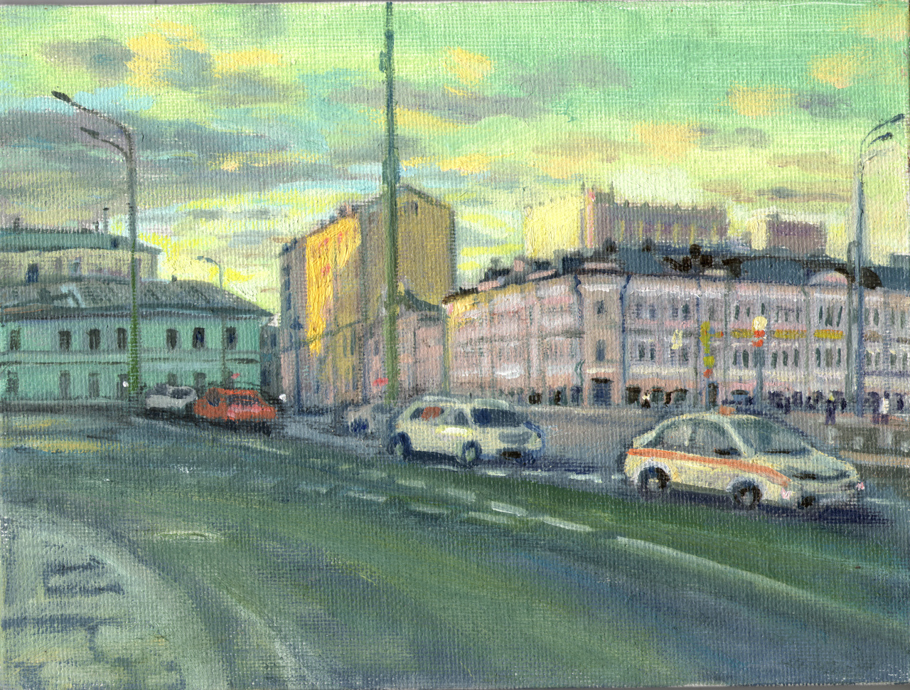 Картина На Добрынинской площади